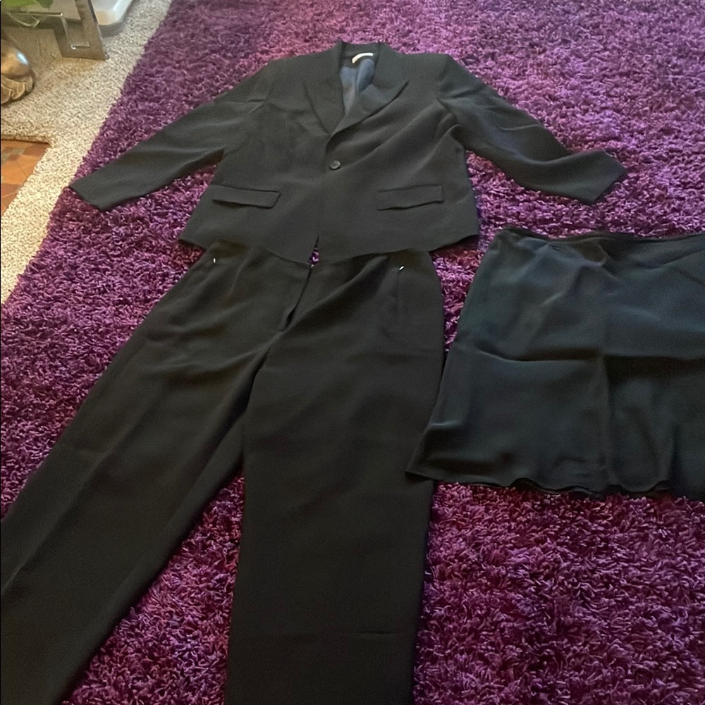 Classic Black Suit Set for Formal Occasions